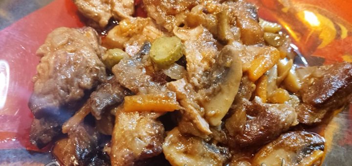 Каварма с месо и гъби